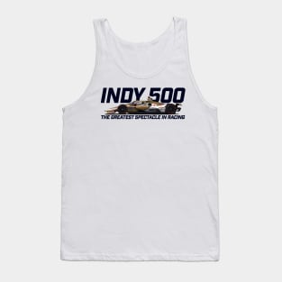 Indy Greatest Spectacle (blue text) Tank Top